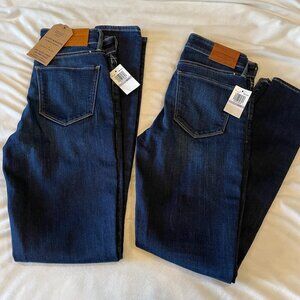 Lucky Brand Ava Super Skinny Womens Mid Rise Stretch Blue Jeans Size 0/25 *2